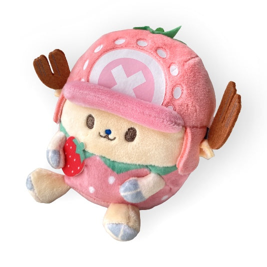 ©ONEPIECE - Fruit Collection - (Strawberry) Chopper 4.5 Inch Plush